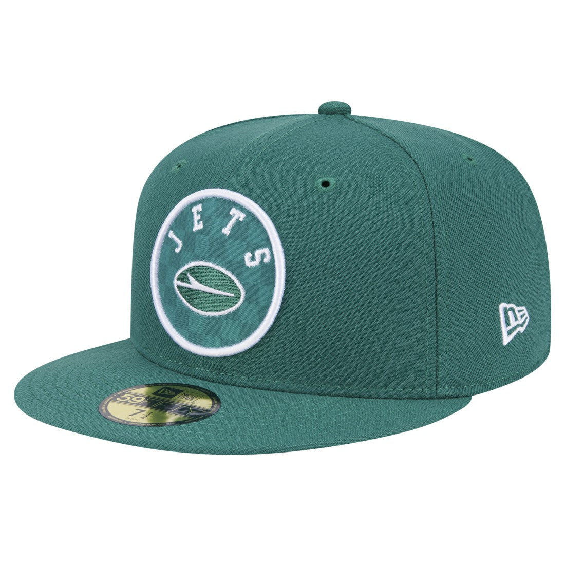 New York Jets New Era Checkered 59FIFTY Fitted Hat - Green Hats