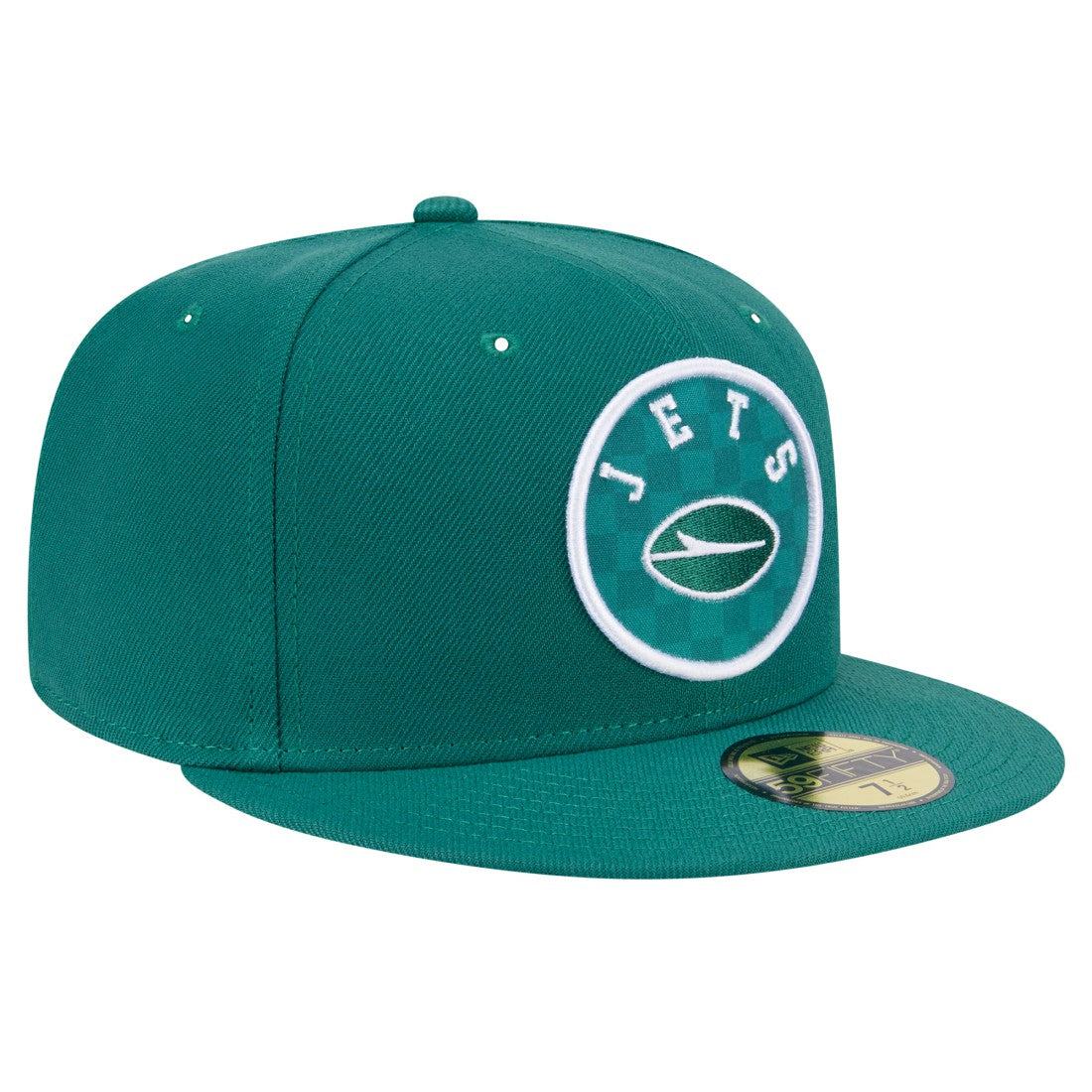 New York Jets New Era Checkered 59FIFTY Fitted Hat - Green Hats