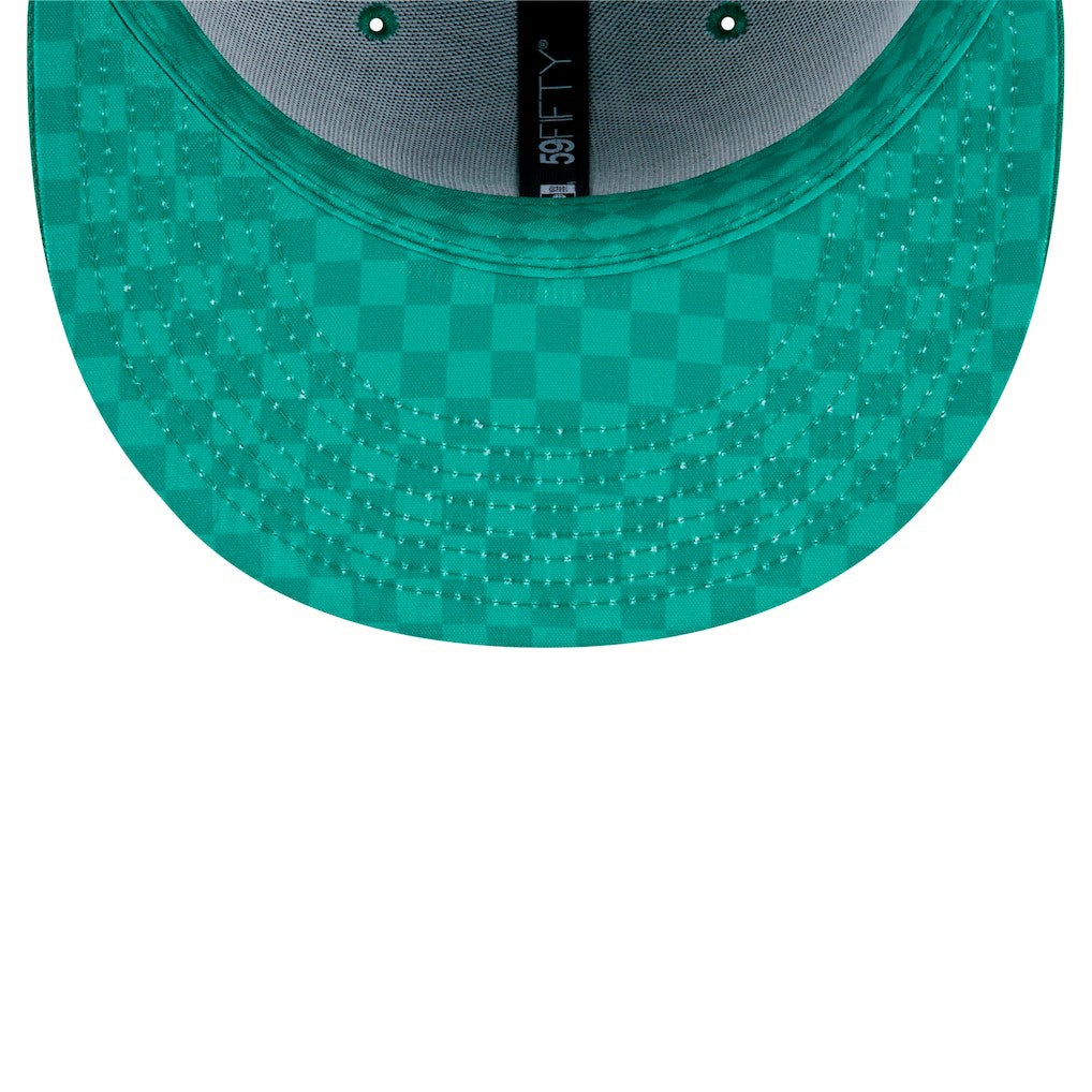 Philadelphia Eagles New Era Checkered 59FIFTY Fitted Hat - Kelly Green Hats