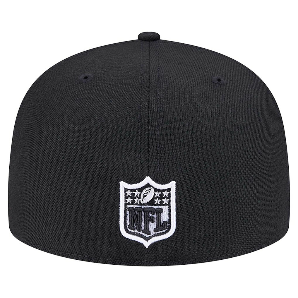 New Orleans Saints New Era Checkered 59FIFTY Fitted Hat - Black Hats