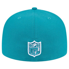 Miami Dolphins New Era Checkered 59FIFTY Fitted Hat - Aqua Hats