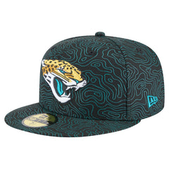 Jacksonville Jaguars New Era Geo 59FIFTY Fitted Hat - Black Hats