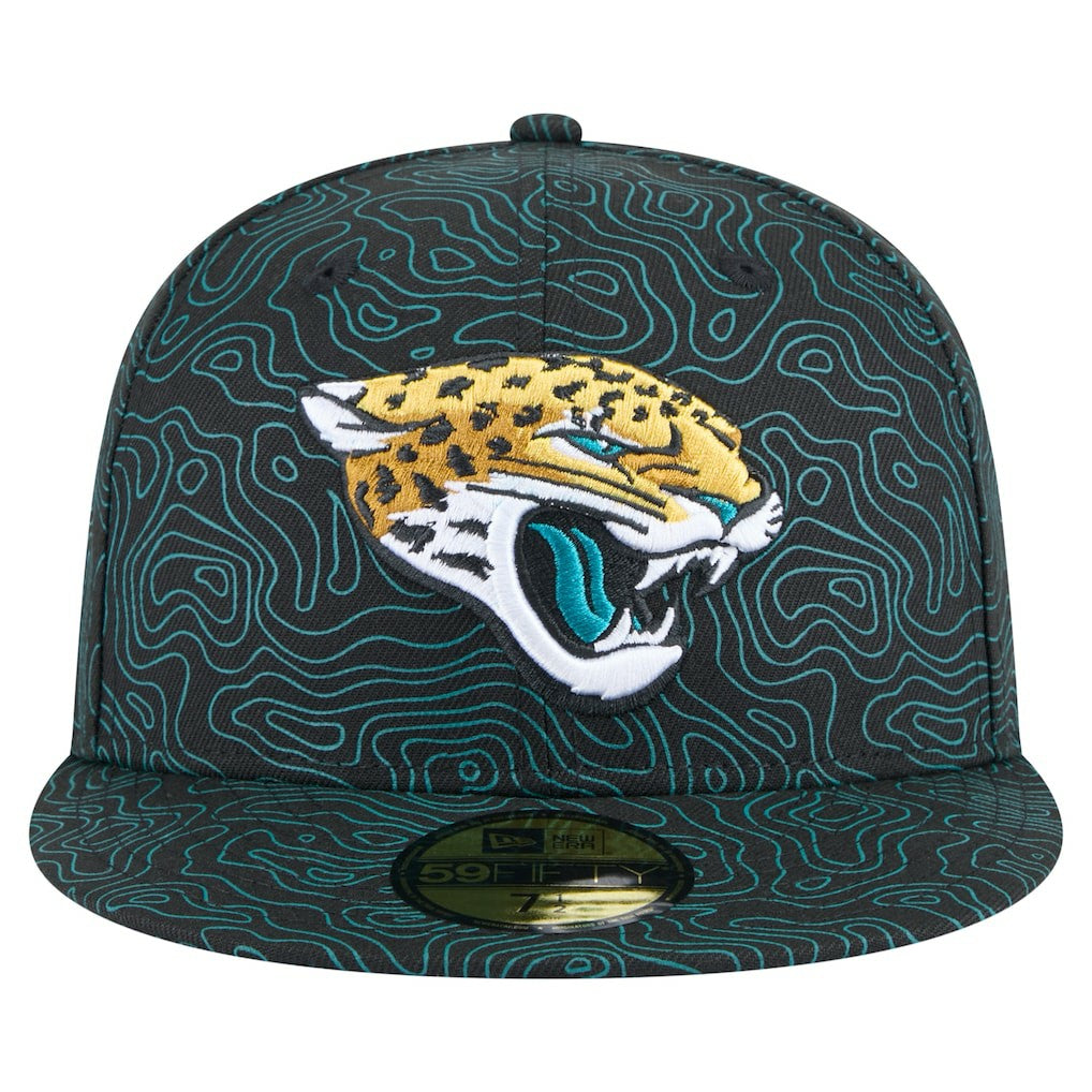 Jacksonville Jaguars New Era Geo 59FIFTY Fitted Hat - Black Hats