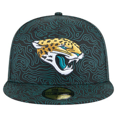 Jacksonville Jaguars New Era Geo 59FIFTY Fitted Hat - Black Hats