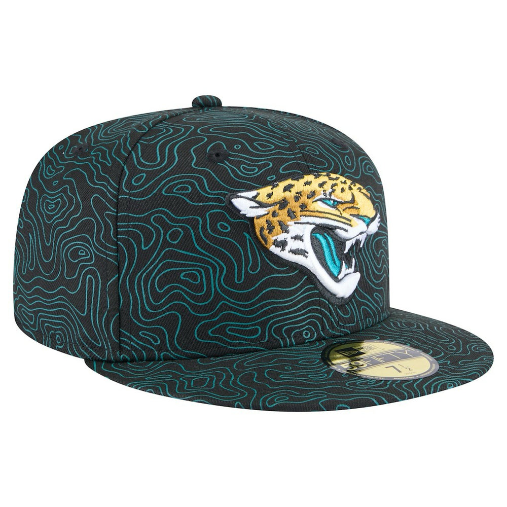 Jacksonville Jaguars New Era Geo 59FIFTY Fitted Hat - Black Hats