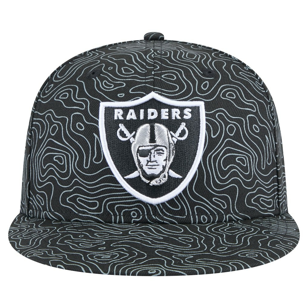 Las Vegas Raiders New Era Geo 59FIFTY Fitted Hat - Black Hats