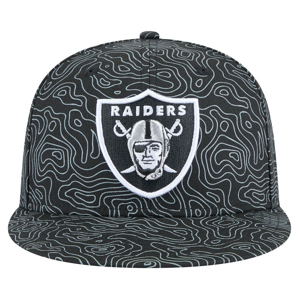 Las Vegas Raiders New Era Geo 59FIFTY Fitted Hat - Black Hats