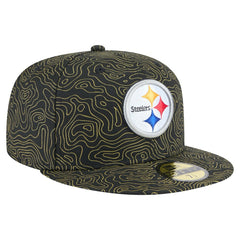 Pittsburgh Steelers New Era Geo 59FIFTY Fitted Hat - Black Hats