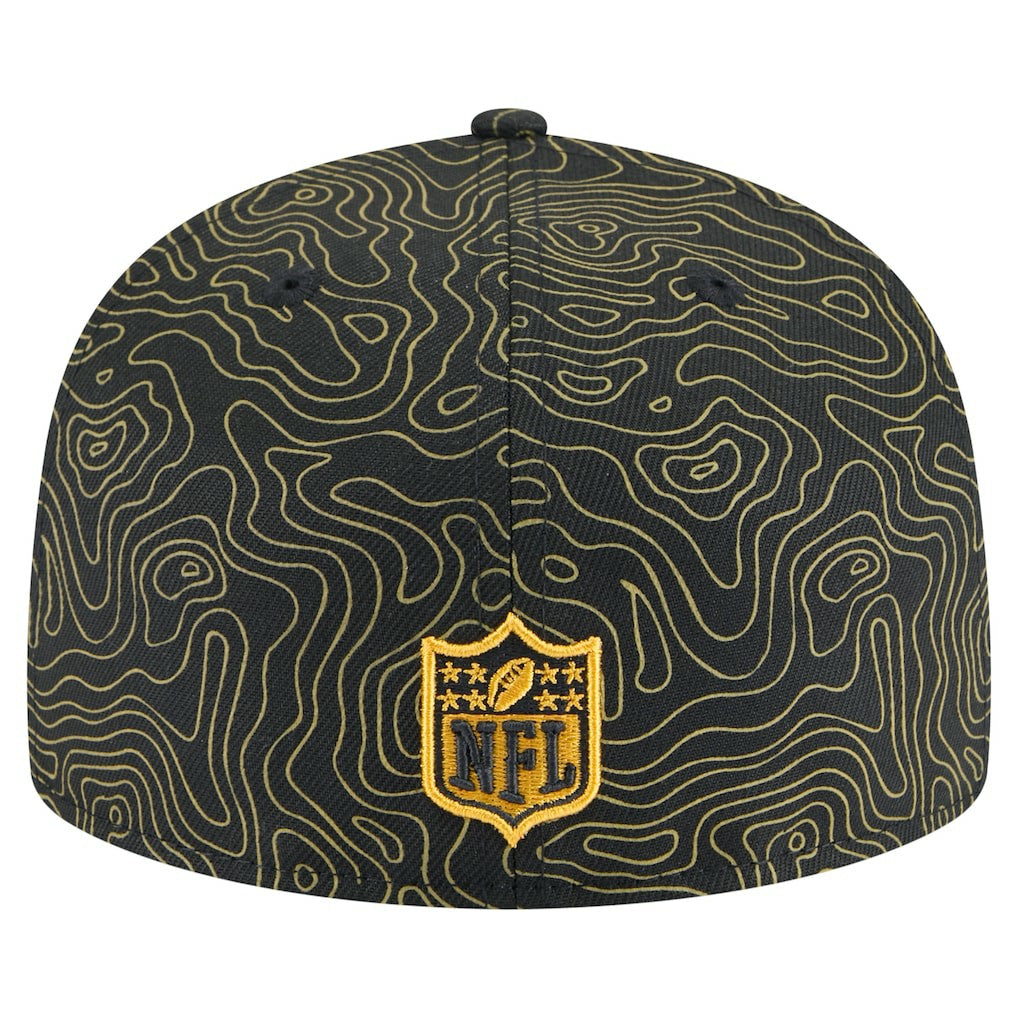Pittsburgh Steelers New Era Geo 59FIFTY Fitted Hat - Black Hats
