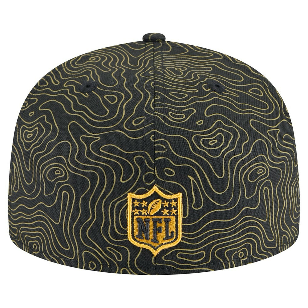 Pittsburgh Steelers New Era Geo 59FIFTY Fitted Hat - Black Hats