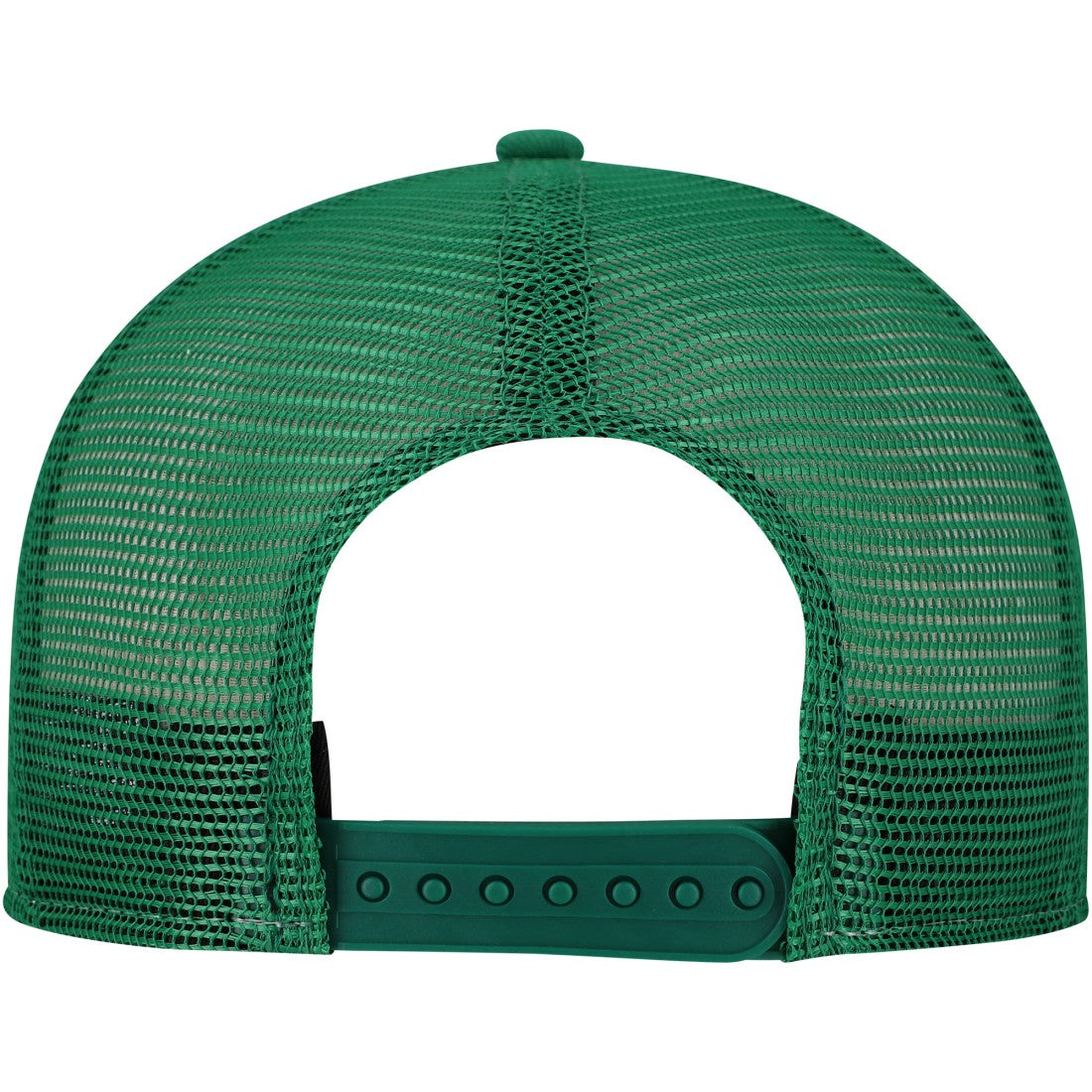 New York Jets New Era Striped A-Frame 9FIFTY Adjustable Trucker Snapback Hat - White/Green Hats