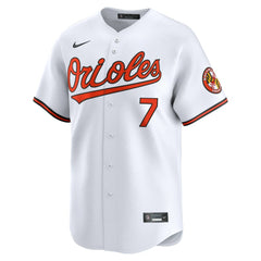 Jackson Holliday Baltimore Orioles Nike Home Limited Player Jersey - White Jerseys