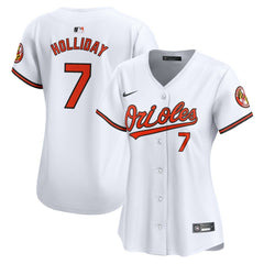 Jackson Holliday Baltimore Orioles Nike Women's Home Limited Player Jersey - White Jerseys