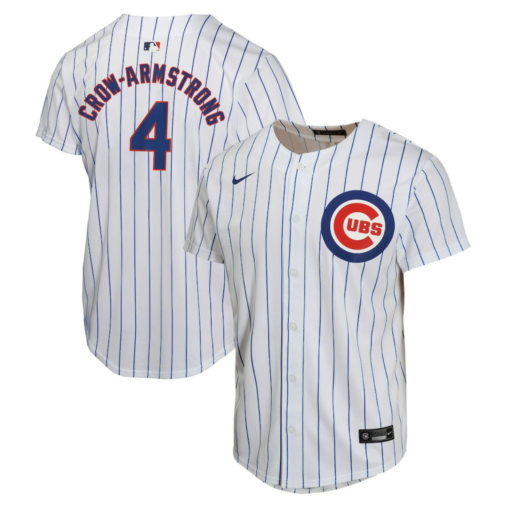 Pete Crow-Armstrong Chicago Cubs Nike Youth Home Game Player Jersey - White Jerseys