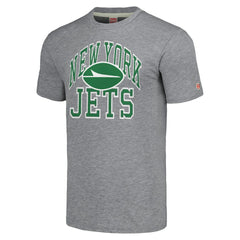 New York Jets Homage Unisex Arch T-Shirt - Gray T-shirts