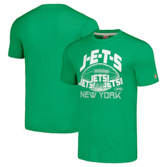 New York Jets Homage Unisex J-E-T-S Tri-Blend T-Shirt - Green T-shirts