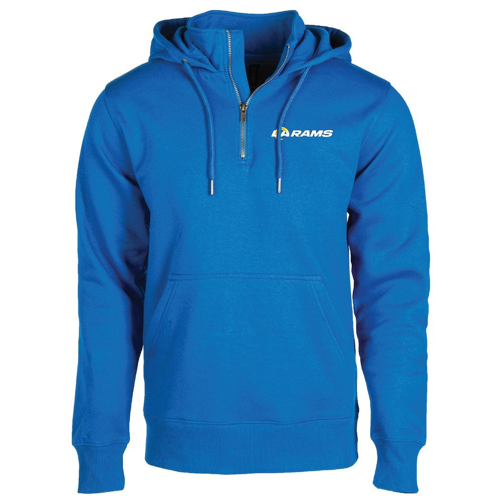 Los Angeles Rams Dunbrooke Unisex Defender Quarter-Zip Hoodie - Royal Hoodies
