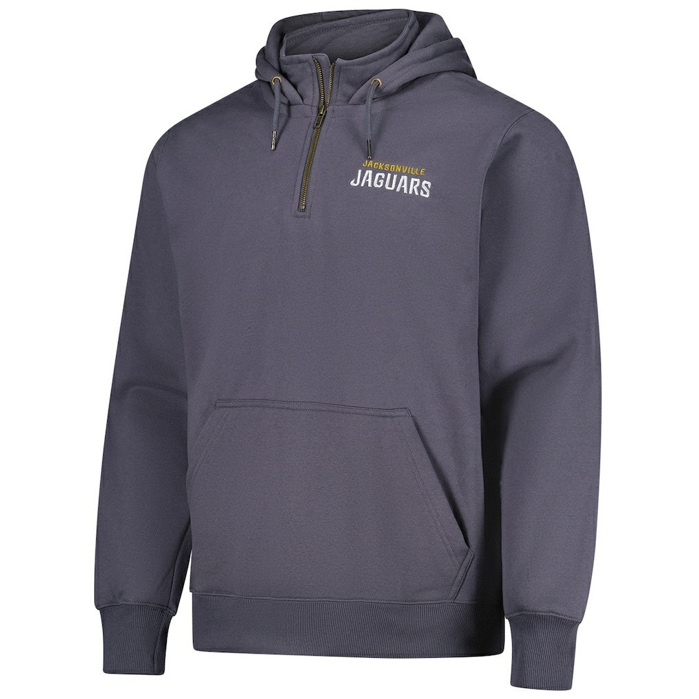 Jacksonville Jaguars Dunbrooke Unisex Defender Quarter-Zip Hoodie - Graphite Hoodies