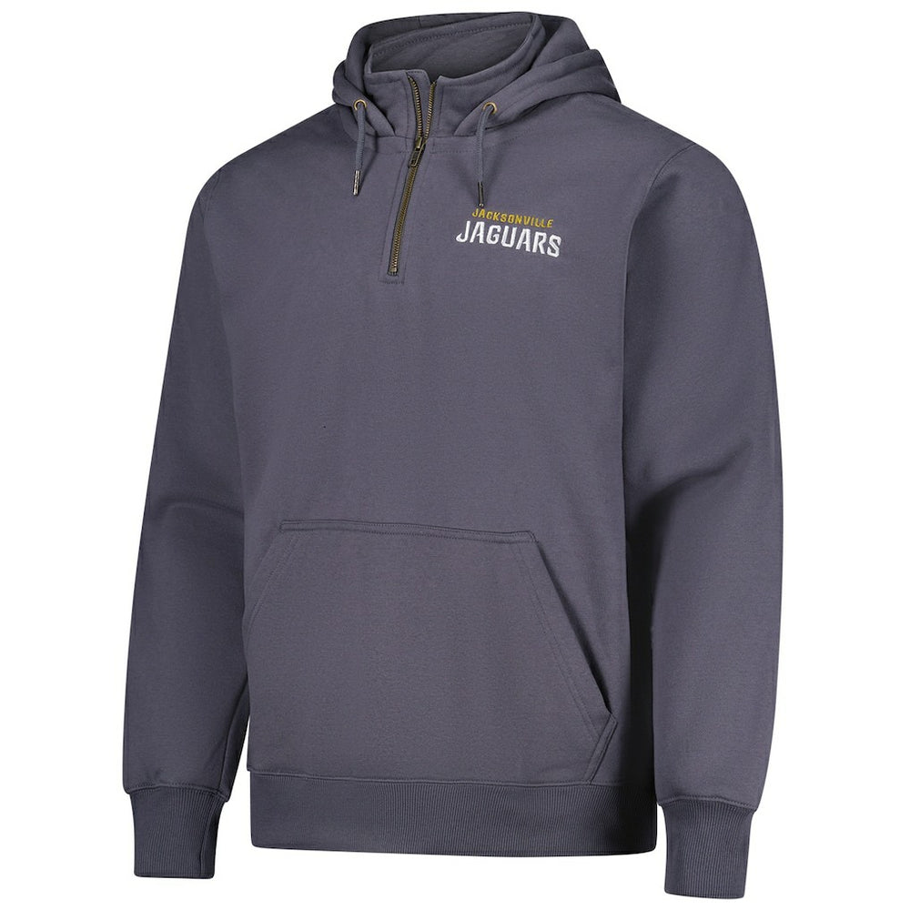 Jacksonville Jaguars Dunbrooke Unisex Defender Quarter-Zip Hoodie - Graphite Hoodies