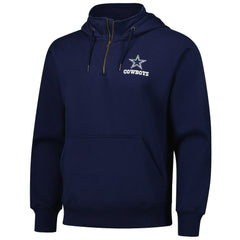 Dallas Cowboys Dunbrooke Unisex Defender Quarter-Zip Hoodie - Navy Hoodies