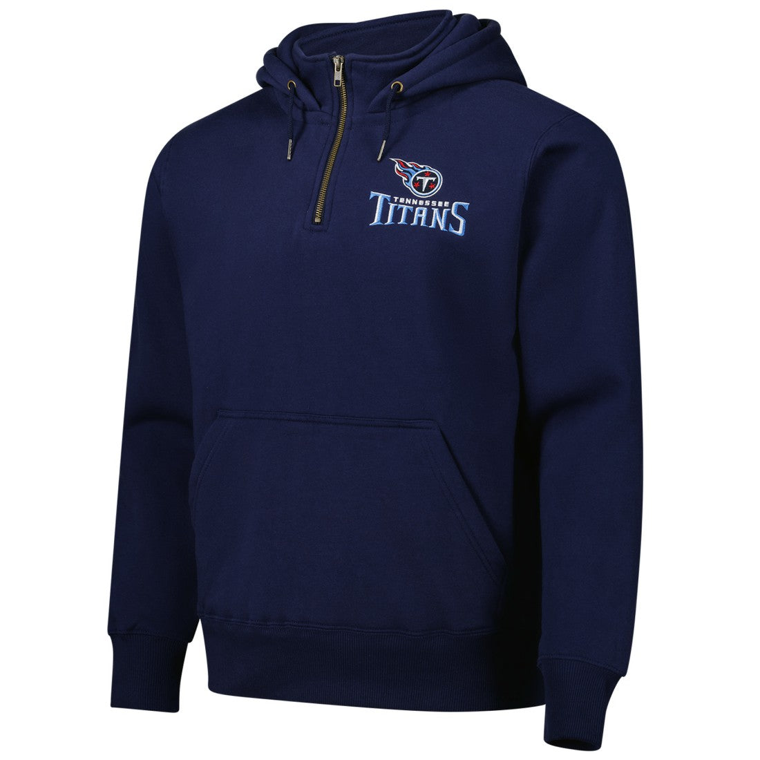 Tennessee Titans Dunbrooke Unisex Defender Quarter-Zip Hoodie - Navy Hoodies