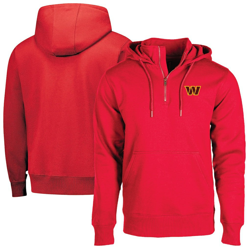 Washington Commanders Dunbrooke Unisex Defender Quarter-Zip Hoodie - Burgundy Hoodies