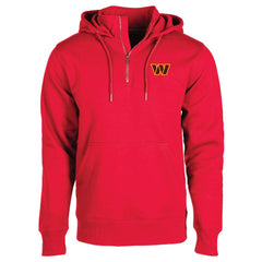 Washington Commanders Dunbrooke Unisex Defender Quarter-Zip Hoodie - Burgundy Hoodies