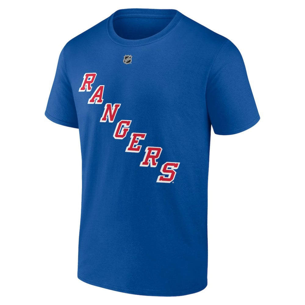 Matt Rempe New York Rangers Fanatics Authentic Stack Name & Number T-Shirt - Blue | US 201421481
