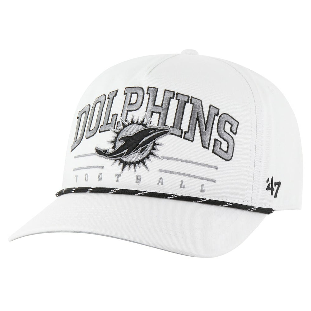 Miami Dolphins '47 Roscoe Speckle Adjustable Hat - White Hats