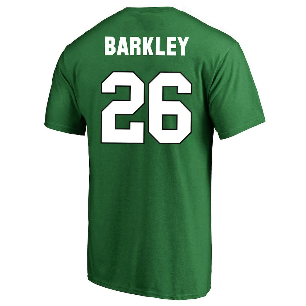 Saquon Barkley Philadelphia Eagles Big & Tall Player Name & Number T-Shirt - Kelly Green T-shirts