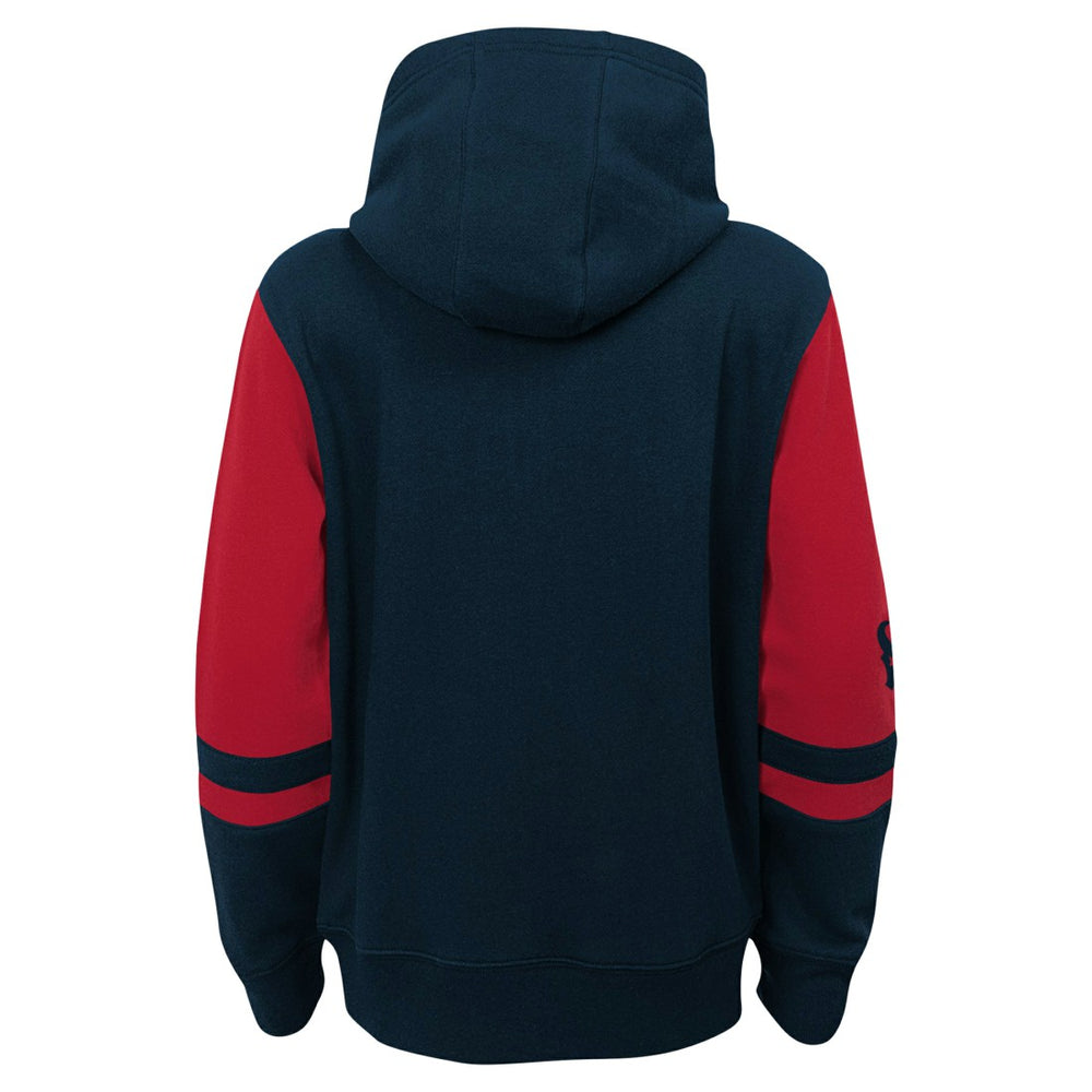 Houston Texans Youth Stadium Color-Block Full-Zip Hoodie - Navy Hoodies