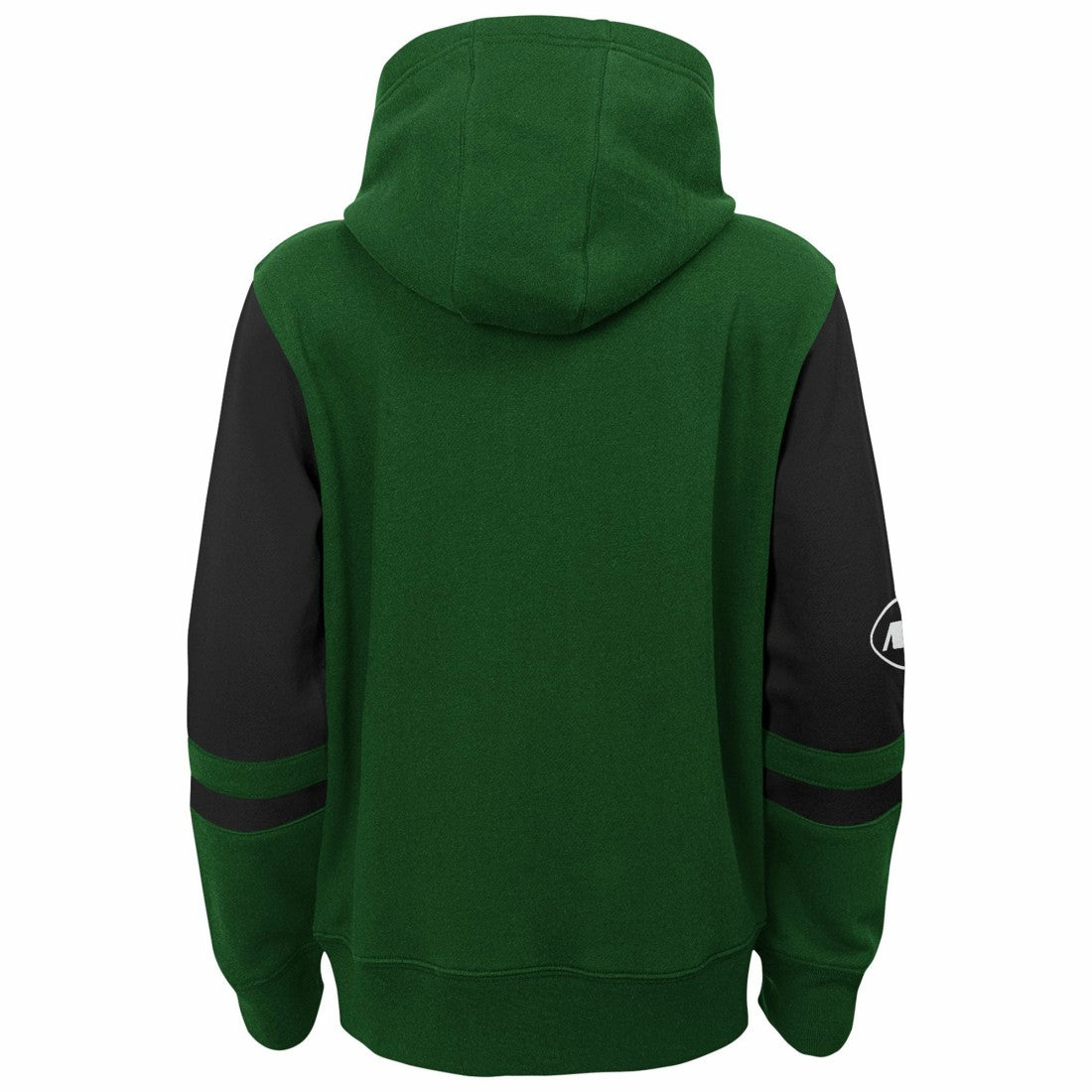 New York Jets Youth Stadium Color-Block Full-Zip Hoodie - Green Hoodies