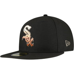 Chicago White Sox New Era Dune Gradient Side Patch 59FIFTY Fitted Hat - Black Hats