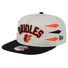 Baltimore Orioles New Era Iron Golfer Snapback Hat - Cream Hats