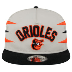 Baltimore Orioles New Era Iron Golfer Snapback Hat - Cream Hats
