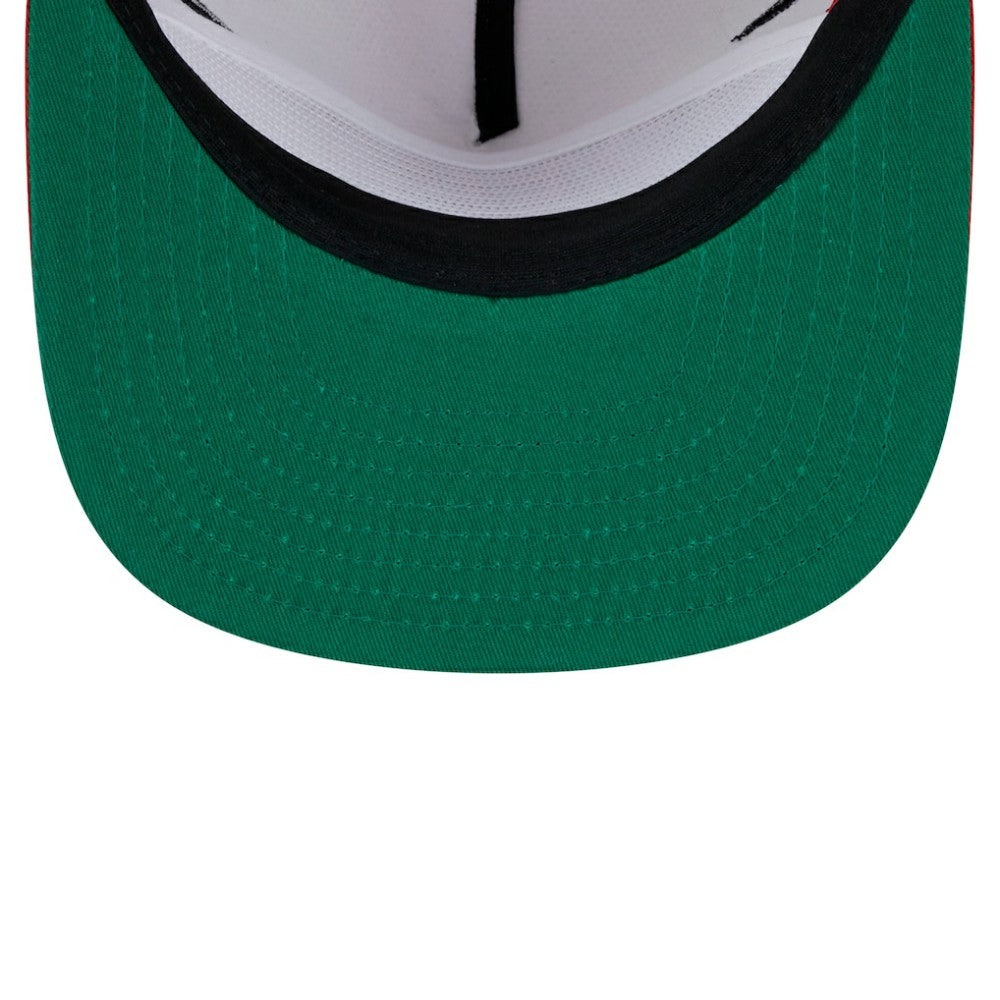 Cincinnati Reds New Era Iron Golfer Snapback Hat - Cream Hats
