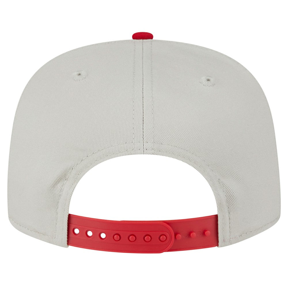 Los Angeles Angels New Era Iron Golfer Snapback Hat - Cream Hats