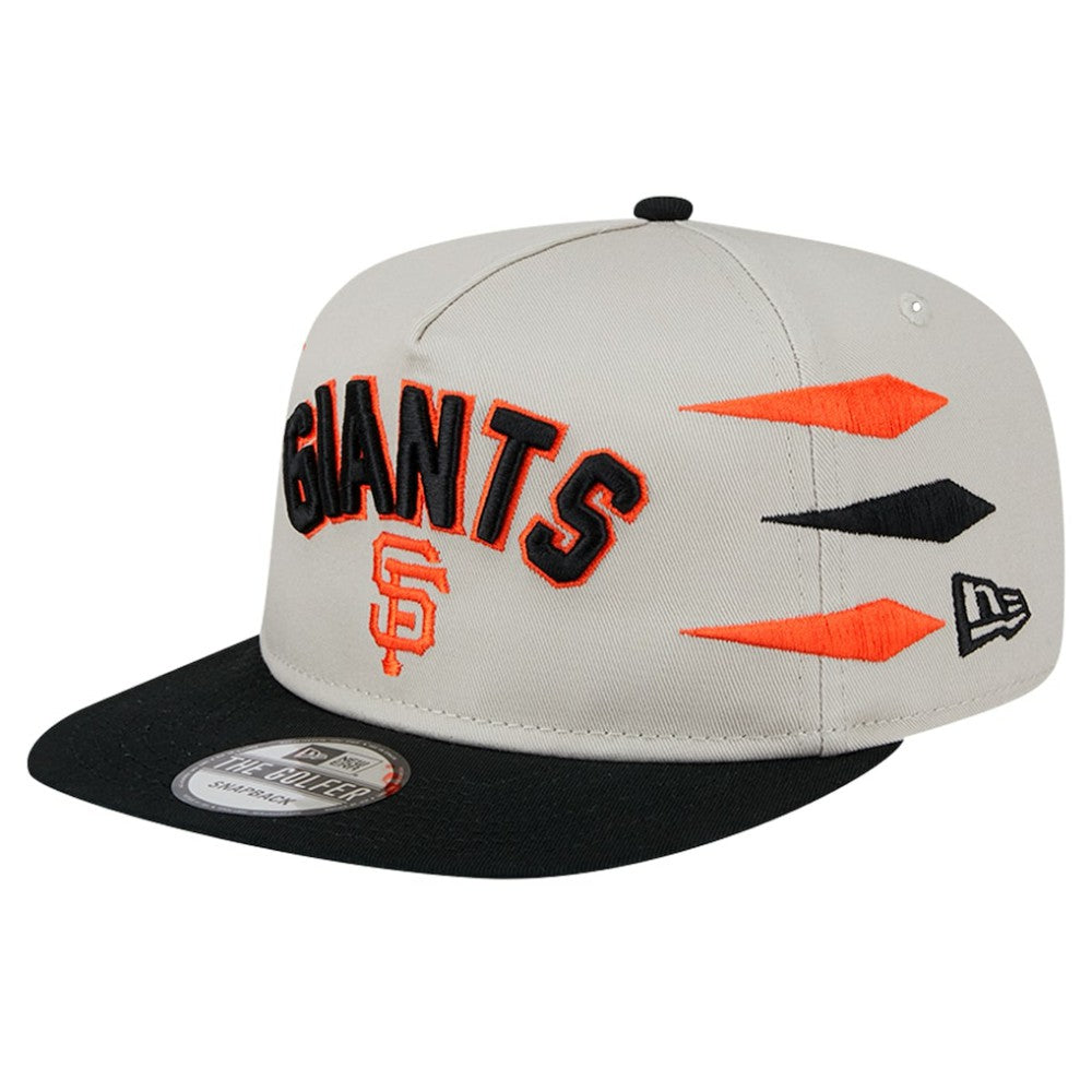 San Francisco Giants New Era Iron Golfer Snapback Hat - Cream Hats