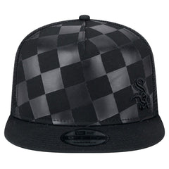 Chicago White Sox New Era Score Check 9FIFTY A-Frame Trucker Snapback Hat - Black Hats