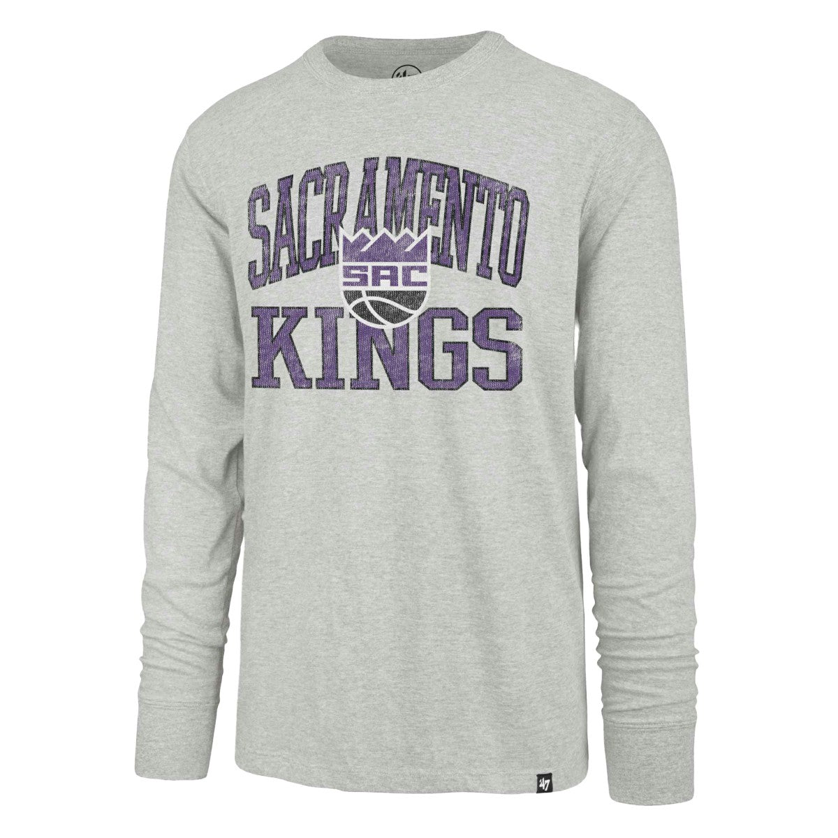 Sacramento Kings '47 First Rate Franklin Long Sleeve T-Shirt Gray - 47 brand