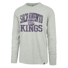 Sacramento Kings '47 First Rate Franklin Long Sleeve T-Shirt Gray - 47 brand