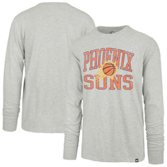 Phoenix Suns '47 First Rate Franklin Long Sleeve T-Shirt Gray - 47 brand