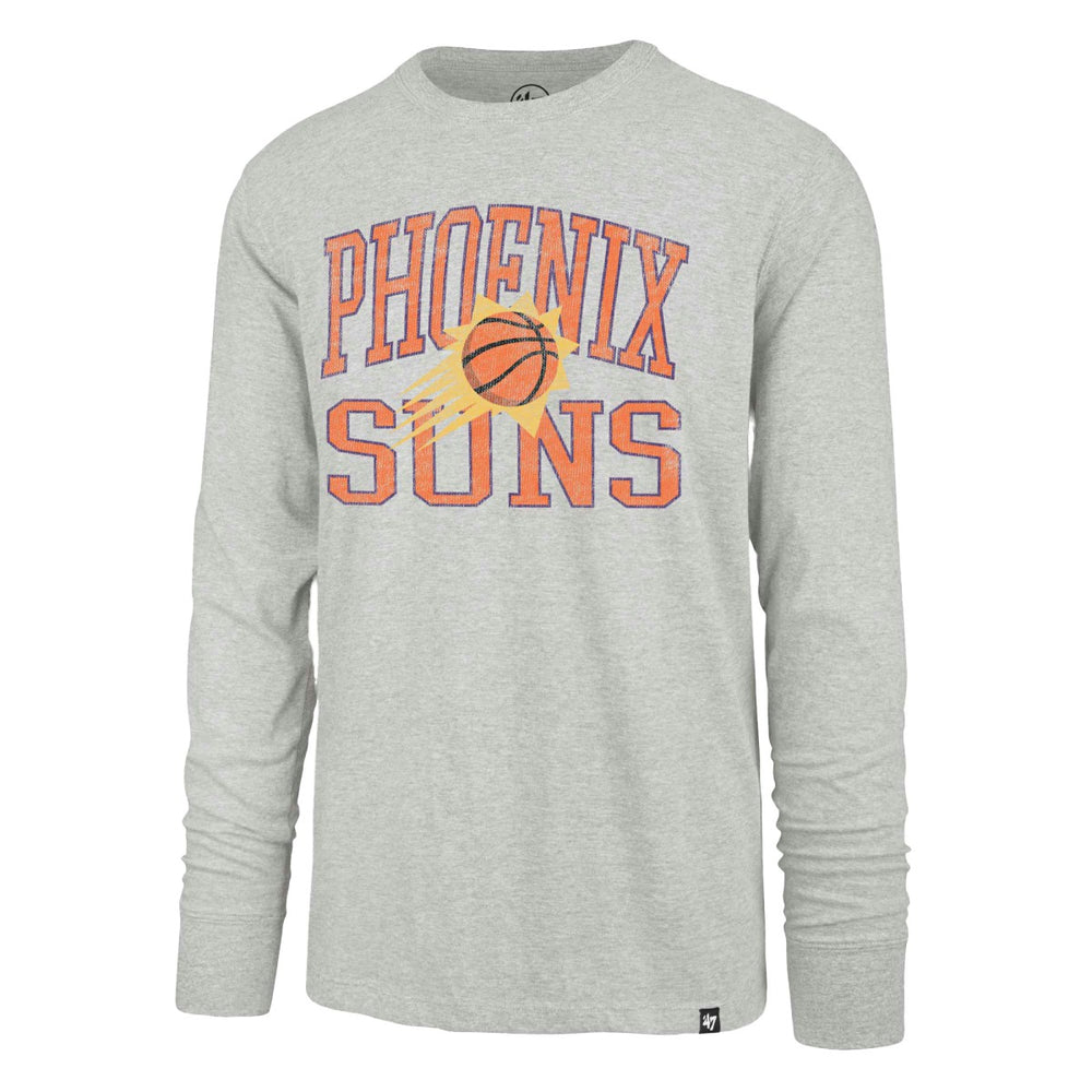 Phoenix Suns '47 First Rate Franklin Long Sleeve T-Shirt Gray - 47 brand