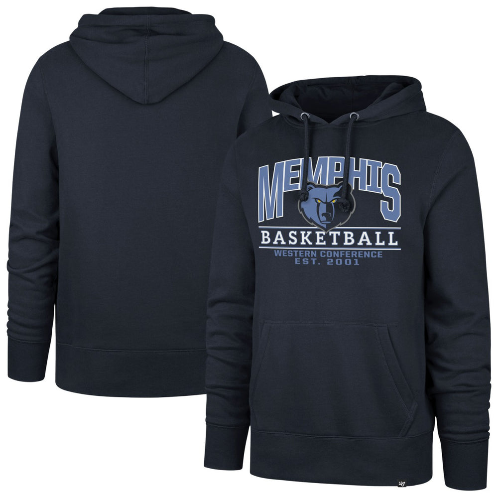 Memphis Grizzlies '47 Unisex Good Call Headline Pullover Hoodie Navy - 47 brand outlet