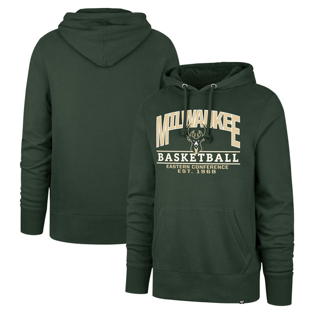 Milwaukee Bucks '47 Unisex Good Call Headline Pullover Hoodie Hunter Green - 47 brand