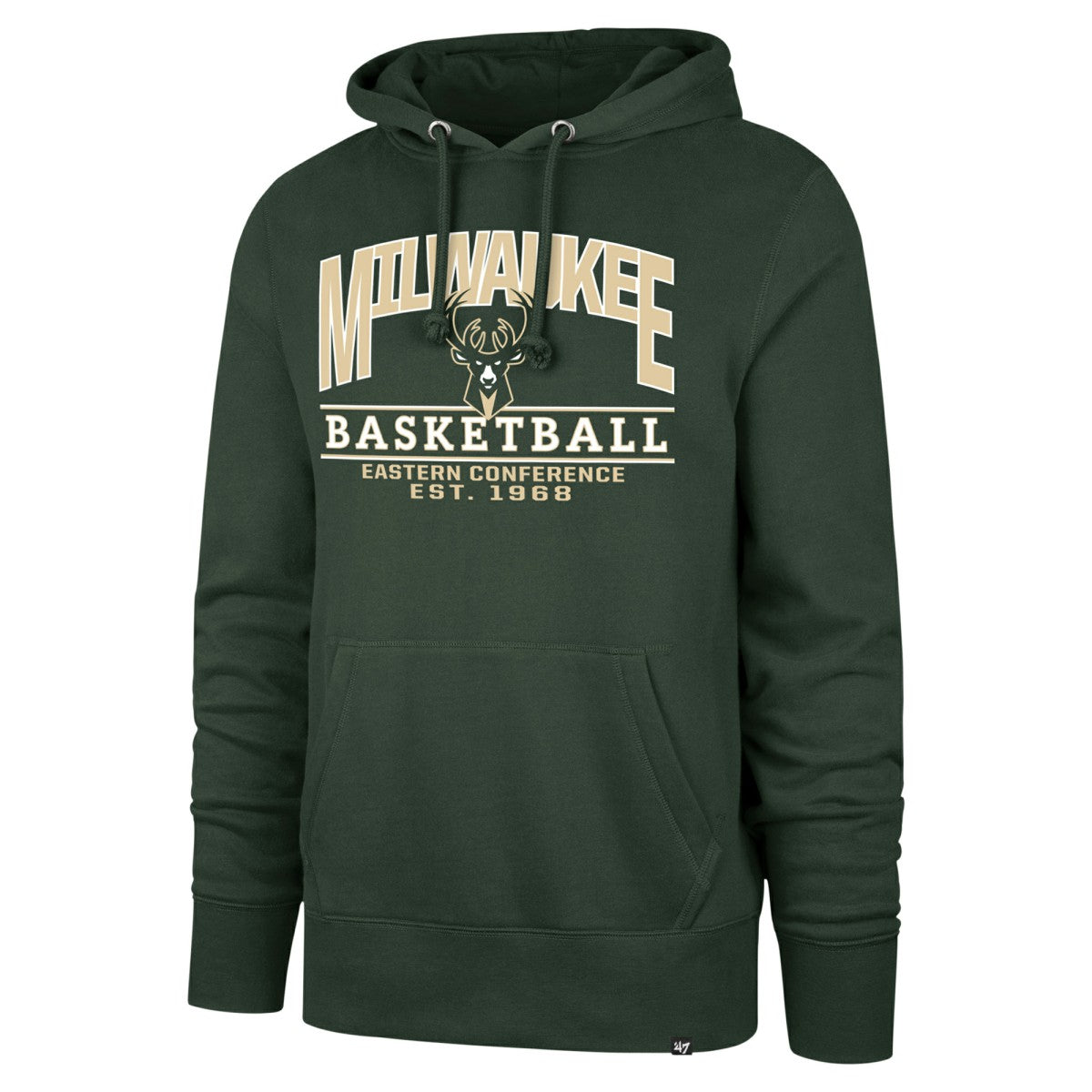Milwaukee Bucks '47 Unisex Good Call Headline Pullover Hoodie Hunter Green - 47 brand