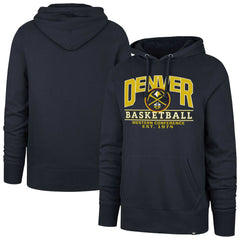 Denver Nuggets '47 Unisex Good Call Headline Pullover Hoodie Navy - 47 brand