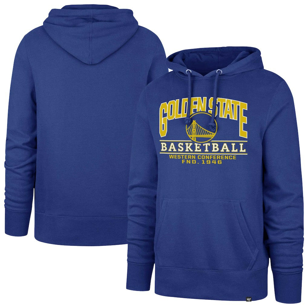 Golden State Warriors '47 Unisex Good Call Headline Pullover Hoodie Royal - 47 brand