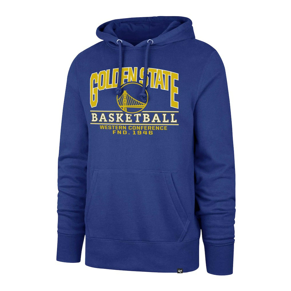 Golden State Warriors '47 Unisex Good Call Headline Pullover Hoodie Royal - 47 brand