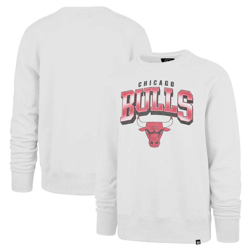 Chicago Bulls '47 Spotlight Headline Pullover Sweatshirt White - 47 brand